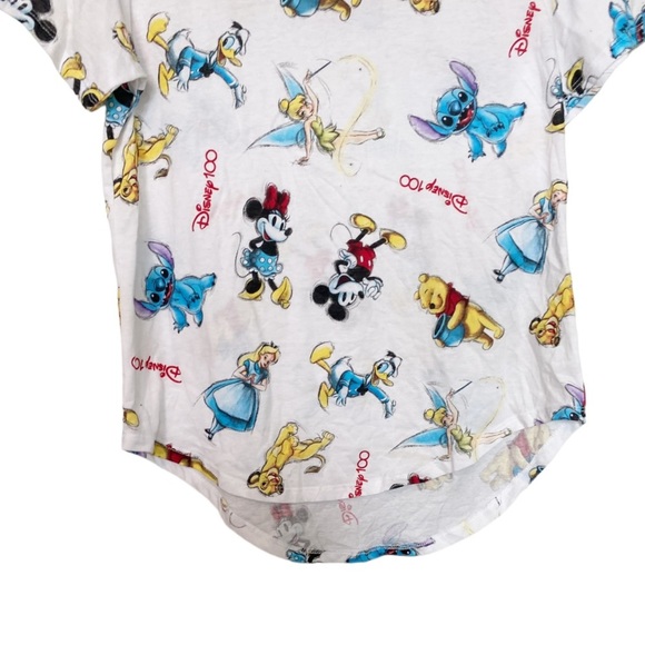 Disney Mickey and Friends Disney100 Short Sleeve Tee Animation Pooh Stitch Sz L - Picture 7 of 11